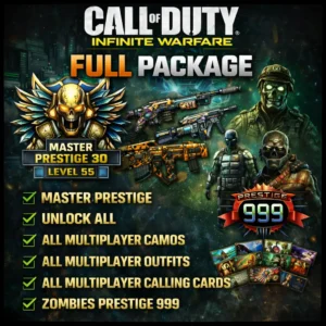 PlayStation – IW: Multiplayer & Zombies Full Package (Prestige/Level & Unlock All)