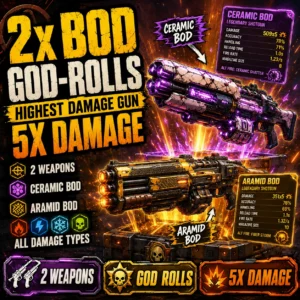Borderlands 4 – 2x BOD God-Rolls – The Highest Damage Gun in Borderlands 4 (5x Damage) Borderlands 4 – 2x BOD God-Rolls – The Highest Damage Gun in Borderlands 4 (5x Damage)