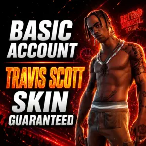 Fortnite Account – Guaranteed to have the Travis Scott Skin [Full Access]