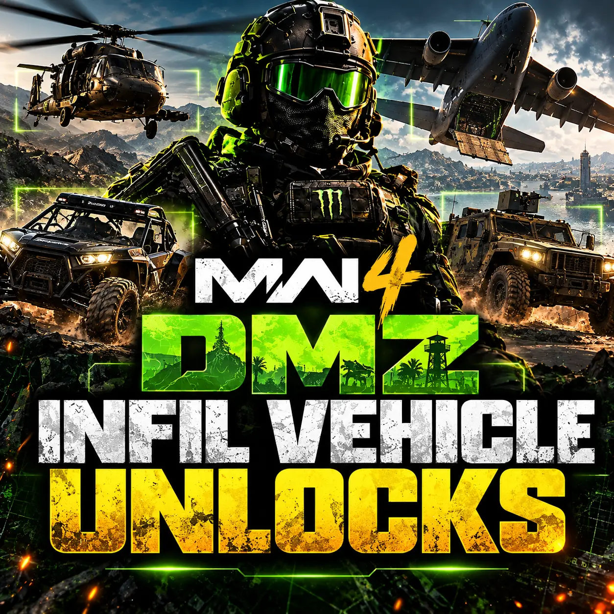 Modern Warfare 4 (MW4) – DMZ Infil Vehicle Unlocks Modern Warfare 4 (MW4) – DMZ Infil Vehicle Unlocks